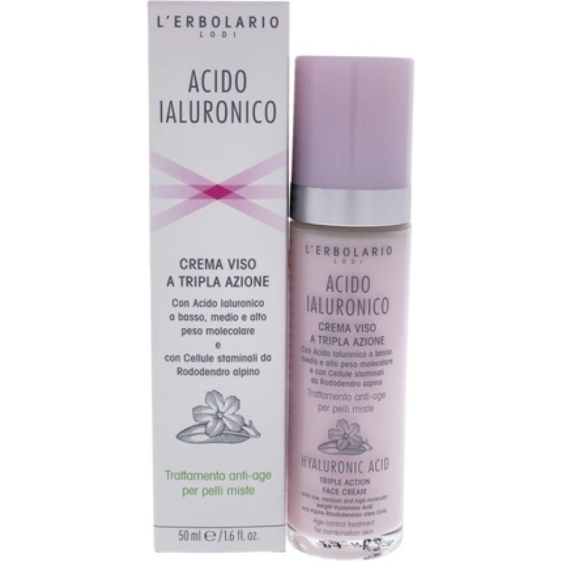 L'Erbolario Hyaluronic Acid Face Cream for Combination Skin