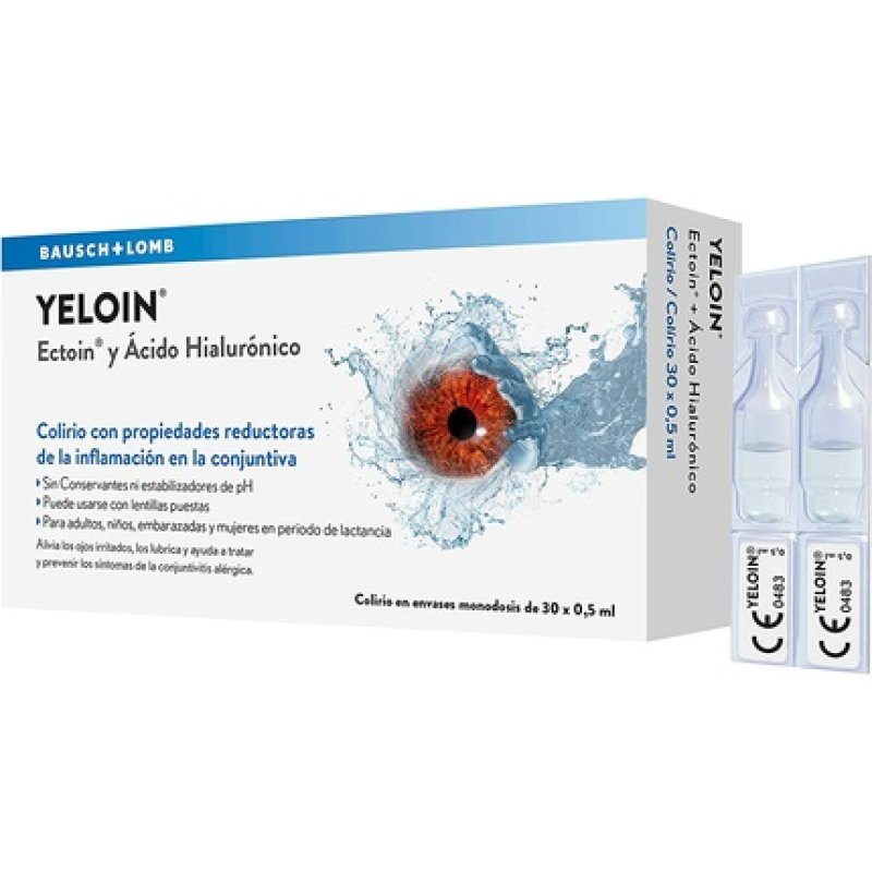 Yeloin Ectoin Hialu Oftalm Monodosis 30U