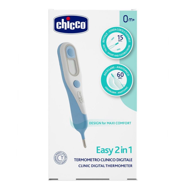 Chicco Baby Senses 00009594000000 Remote sensing thermometer Blue, White Universal Buttons