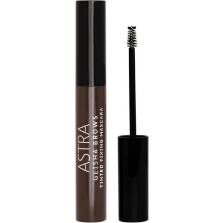 Astra Geisha Brows Tinted Fixing Mascara Brown - Perfect For Defining And Fixing Brows