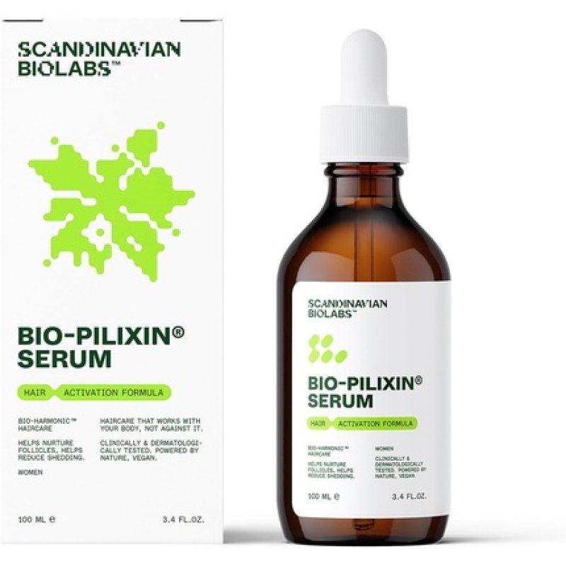 Scandinavian Biolabs Activation Serum for Hair Growth for Women 100ml - Clinically Tested Results in 45 Days - Thickens