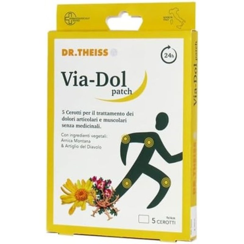 Naturwaren Dr. Theiss Via Dol Joint and Muscle Pain Relief Patches - Pack of 5