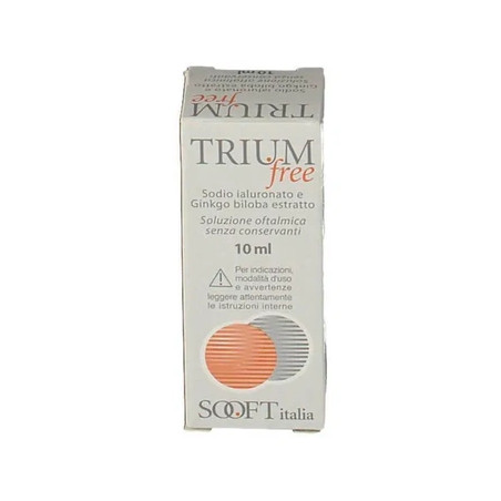 Fidia Pharmaceuticals Trium Free Eye Drops 10 Milliliters