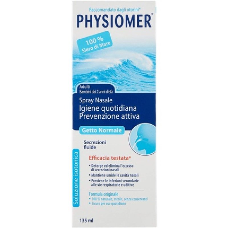 Physiomer Iper Decongestant Nasal Spray 115ml Azure