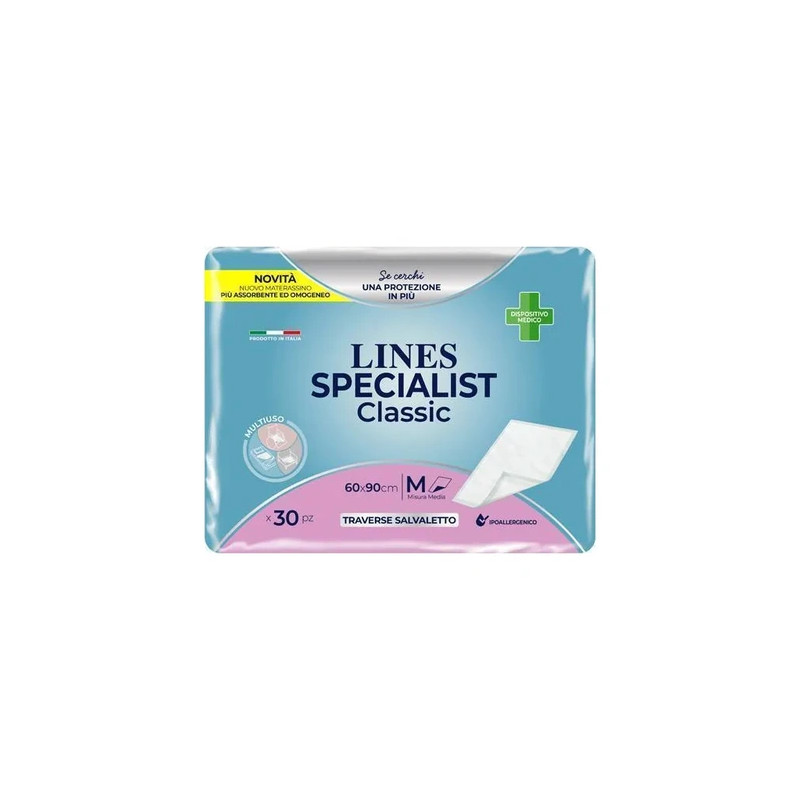 Fater Spa Absorbent Pad Lines Specialist Classic Size 60x90 Cm 30 Pieces
