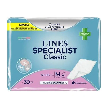 Fater Spa Absorbent Pad Lines Specialist Classic Size 60x90 Cm 30 Pieces