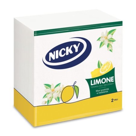 Nicky Lemon Decorated Napkins 2-Ply - Pack of 35