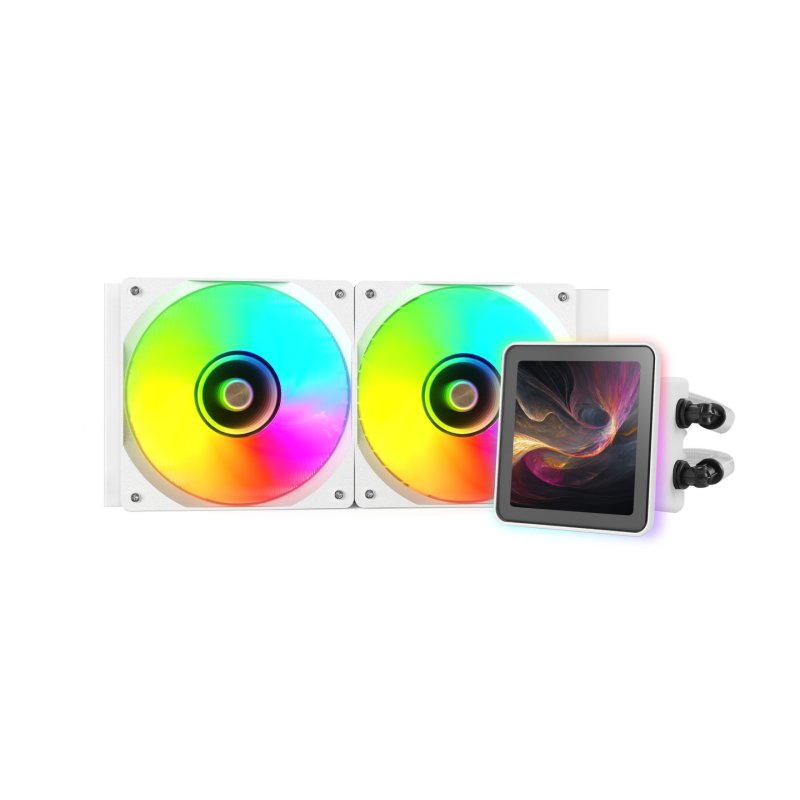 Mars Gaming ML-VISIONPRO240W Processor All-in-one liquid cooler 12 cm White 1 pc(s)