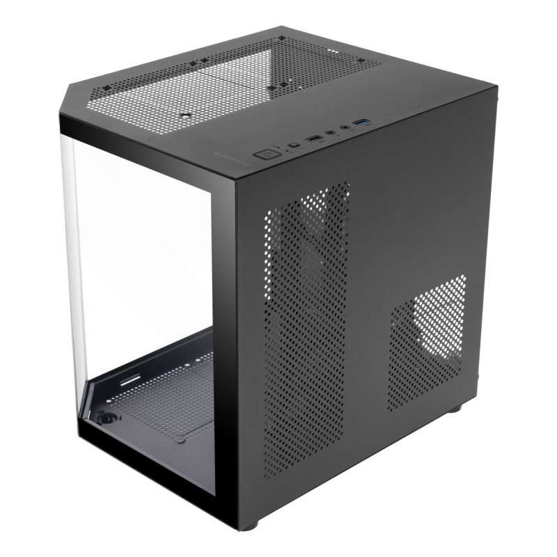 Boitier Mini Tour Micro ATX Mars Gaming MC-3T Lite RGB avec panneaux vitrés (Noir)