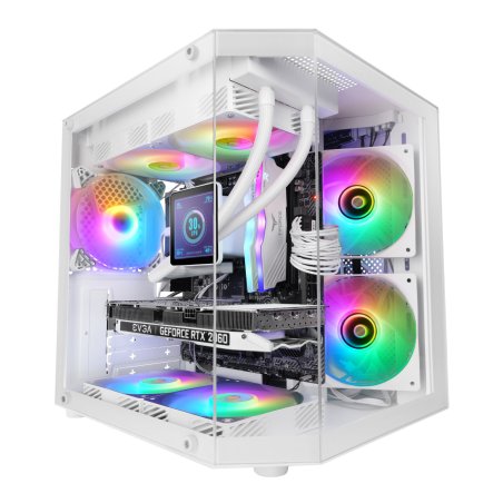Mars Gaming MC-3TLITEW Mini Tower White