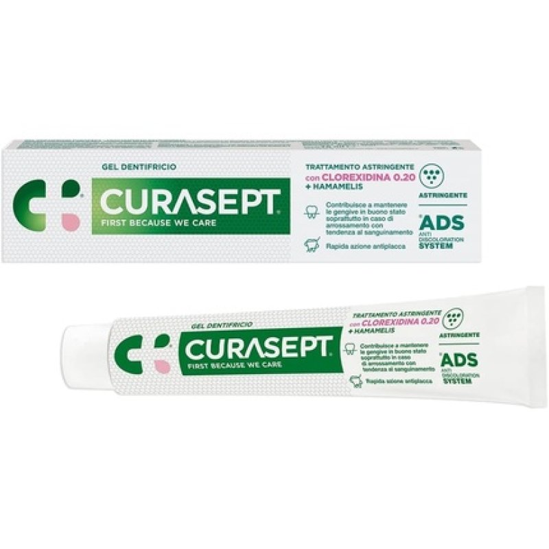 Curasept ADS Astringent Treatment Chlorhexidine 0.20% Toothpaste 75ml