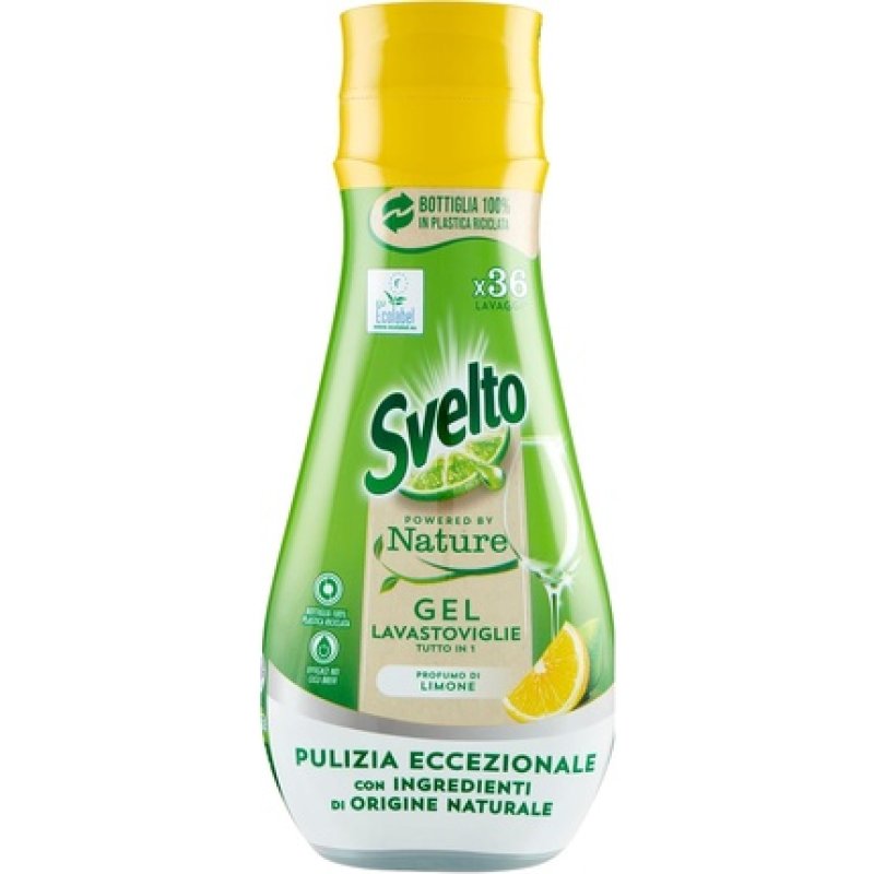 Svelto Ecolabel Dishwasher Gel with Lemon 36 Washes