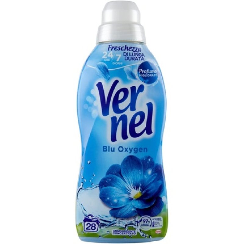 Vernel Blue Oxygen Concentrated Fabric Softener for Washing Machine 700ml