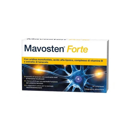 Restaxil Gmbh Mavosten - 60 Tablets Dietary Supplement With Alpha Lipoic Acid And Vitamins For Nervous System Support