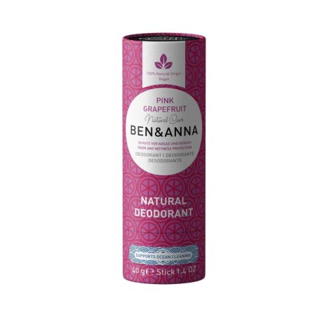 Ben & Anna Paper Tube Deodorant Pink Grapefruit 40g