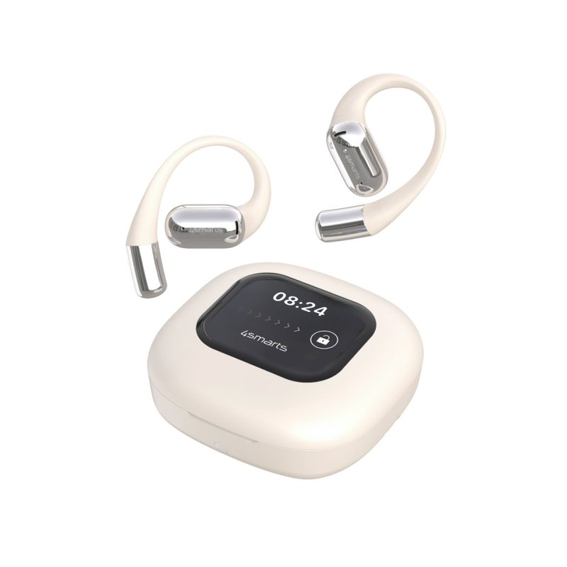 4smarts SkyBuds AI Écouteurs Sans fil Open-ear Appels/Musique Bluetooth Beige