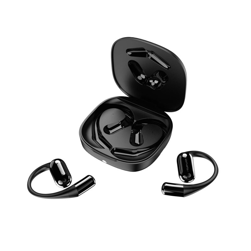 4smarts SkyBuds AI Headphones Wireless Open-ear Calls/Music Bluetooth Black