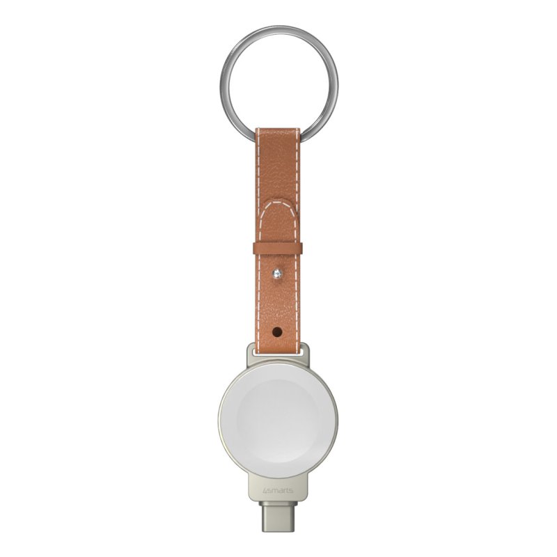 4smarts 541476 mobile device charger Smartwatch Brown, Silver, White USB Wireless charging Indoor, Outdoor