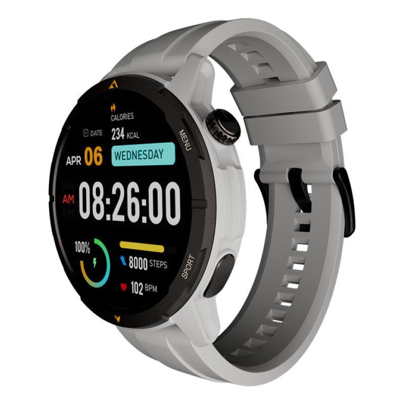 AGM Legion 3,63 cm (1.43") AMOLED Numérique Écran tactile Gris, Blanc GPS (satellite)