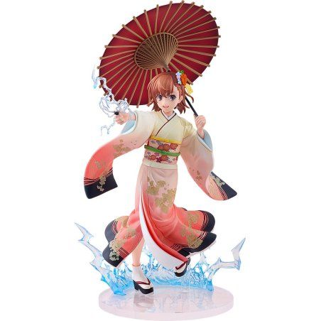 A Certain Scientific Railgun T statuette 1/7 Mikoto Misaka Furisode Kimono Ver. 28 cm