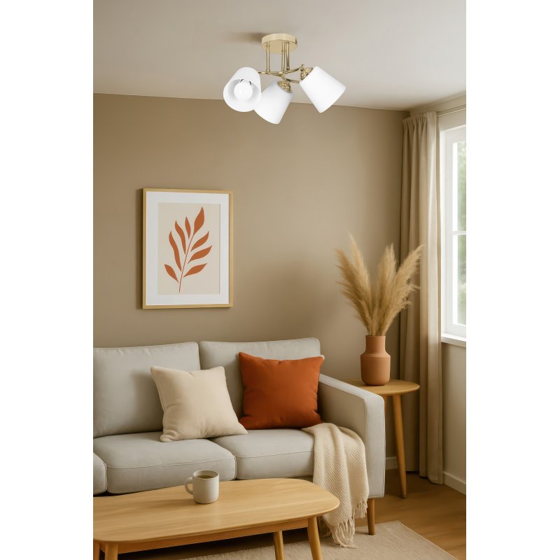 Activejet AJE-EMILY 3P GD éclairage de plafond E27 120 W