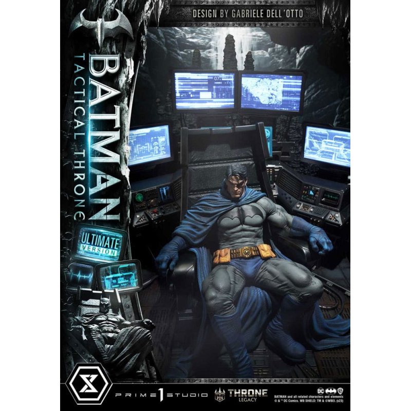 DC Comics statuette 1/3 Throne Legacy Collection Batman Tactical Throne Ultimate Bonus Version 57 cm