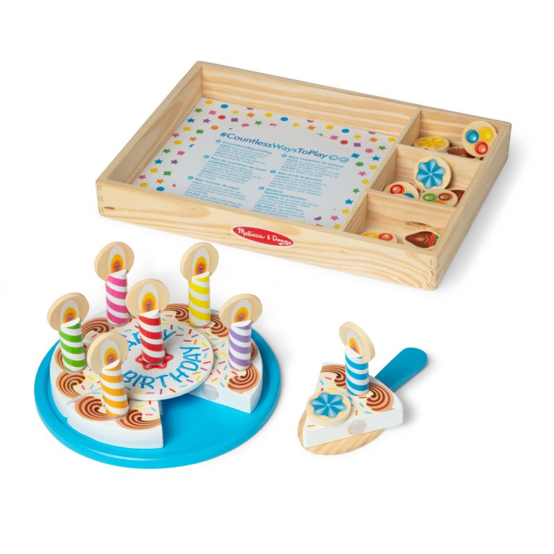 Melissa & Doug - Holz Geburtstagskuchen