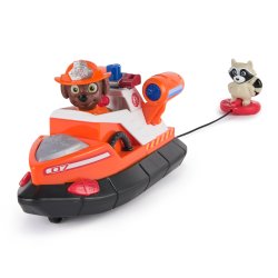 Paw Patrol Fire Rescue - Zumas Rettungsboot (mit Zuma Hundefigur und Waschbärenfigur)