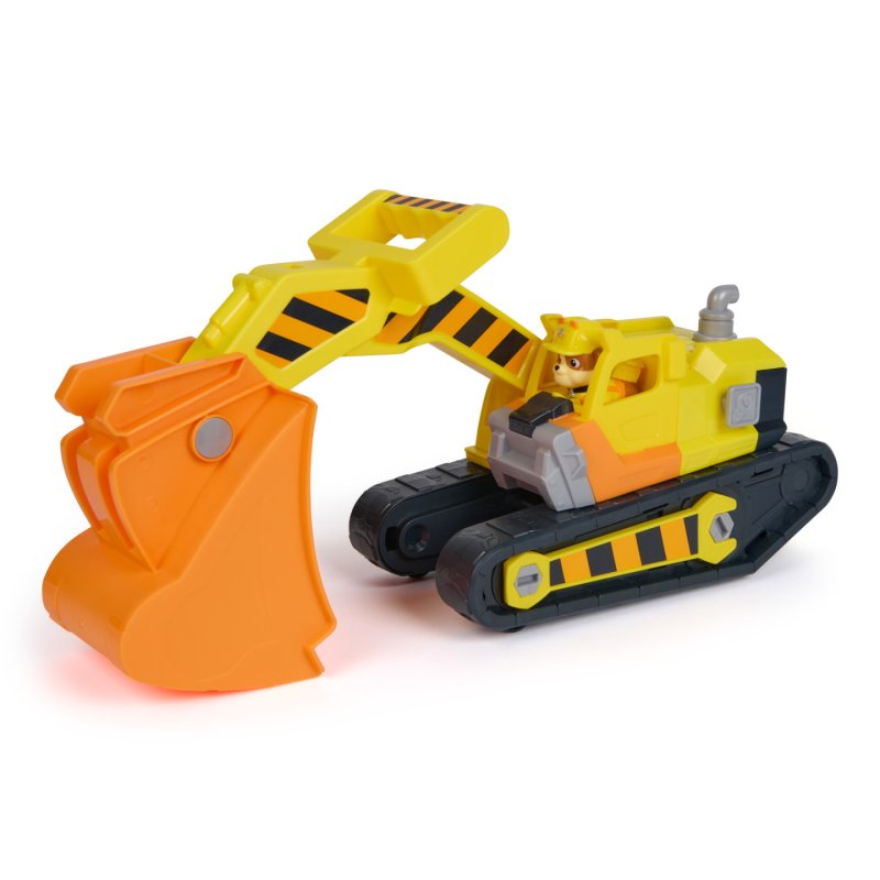 Rubble & Crew Ruben & Compagnie - Bulldozer Multifonction - Voiture Figurine Pat Patrouille À Collectionner - Dessin
