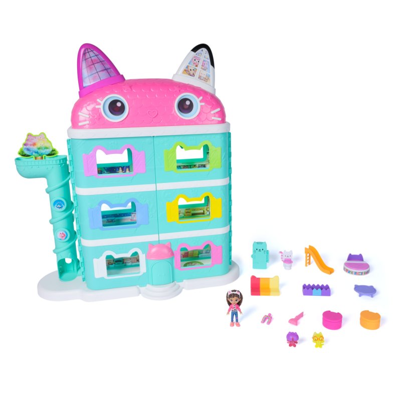 Gabby's Dollhouse : The Movie, Gabby’s Meow-mazing Dollhouse, with Toy Figure & Dollhouse Accessories, Kids Toys for