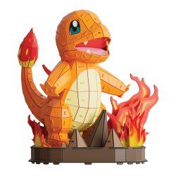 4D Build , Pokémon Charmander 3D Model Kit, Pokémon Collectibles, Kanto Starter Collection, Desk Décor, Adult
