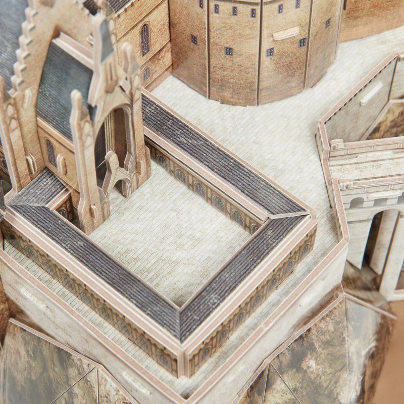 4D Build, Puzzle 3D Harry Potter Château de Poudlard 209 pièces | Cadeaux Harry Potter décoration de bureau | Jouets