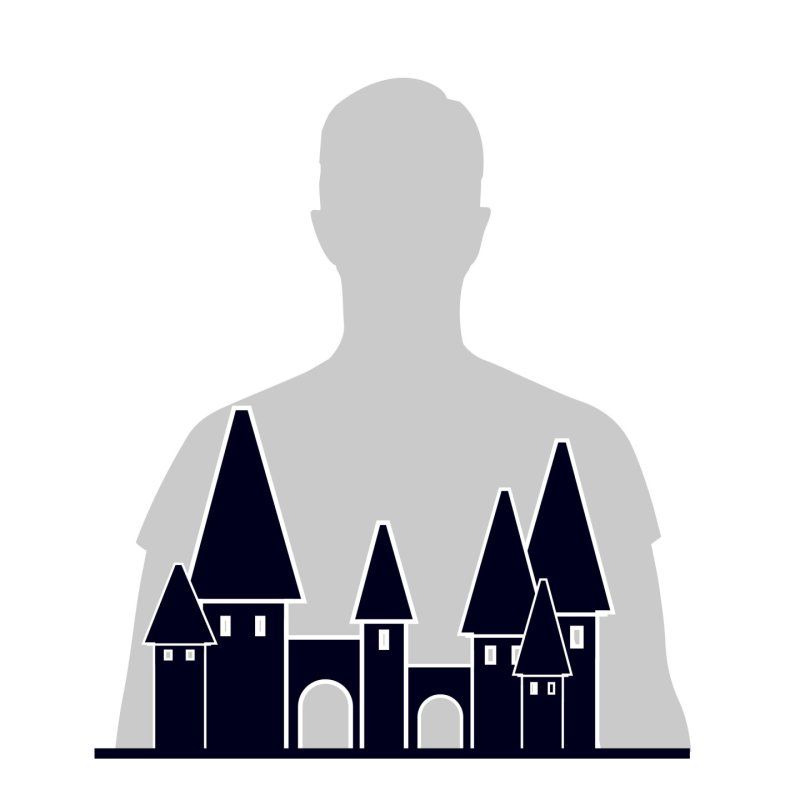 4D Build, Puzzle 3D Harry Potter Château de Poudlard 209 pièces | Cadeaux Harry Potter décoration de bureau | Jouets