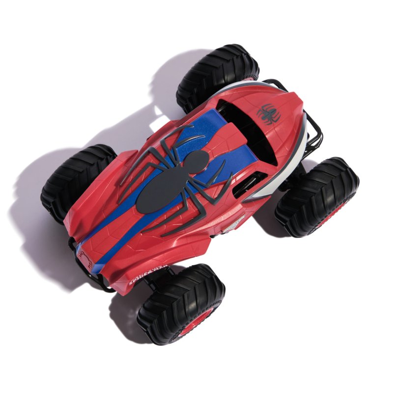 Monster Jam , Marvel The Amazing Spider-Man radiocommandé, échelle 1:24, jouets pour filles et garçons à partir de