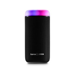 Glow Pro by HAMA (schwarz, Bluetooth, 3,5 mm Klinke, LED-Lichteffekte)