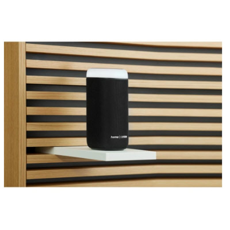 Glow Pro by HAMA (schwarz, Bluetooth, 3,5 mm Klinke, LED-Lichteffekte)