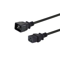 Equip 112131 power cable Black 3 m IEC C20 IEC C19