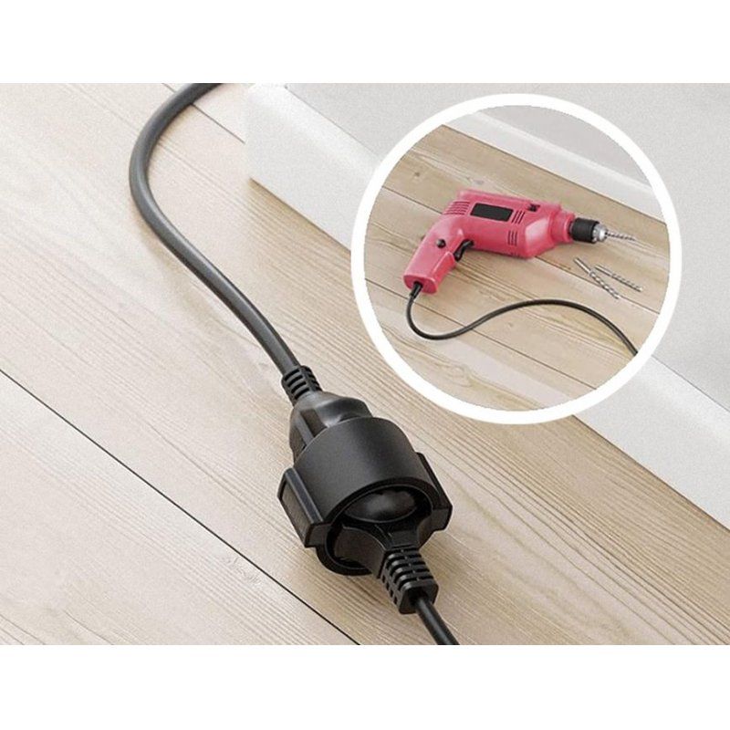 Equip 112183 power cable Black 10 m CEE7/7 CEE7/3