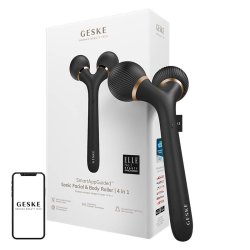 Geske 4-in-1 face and body sonic roller with Application (gray)