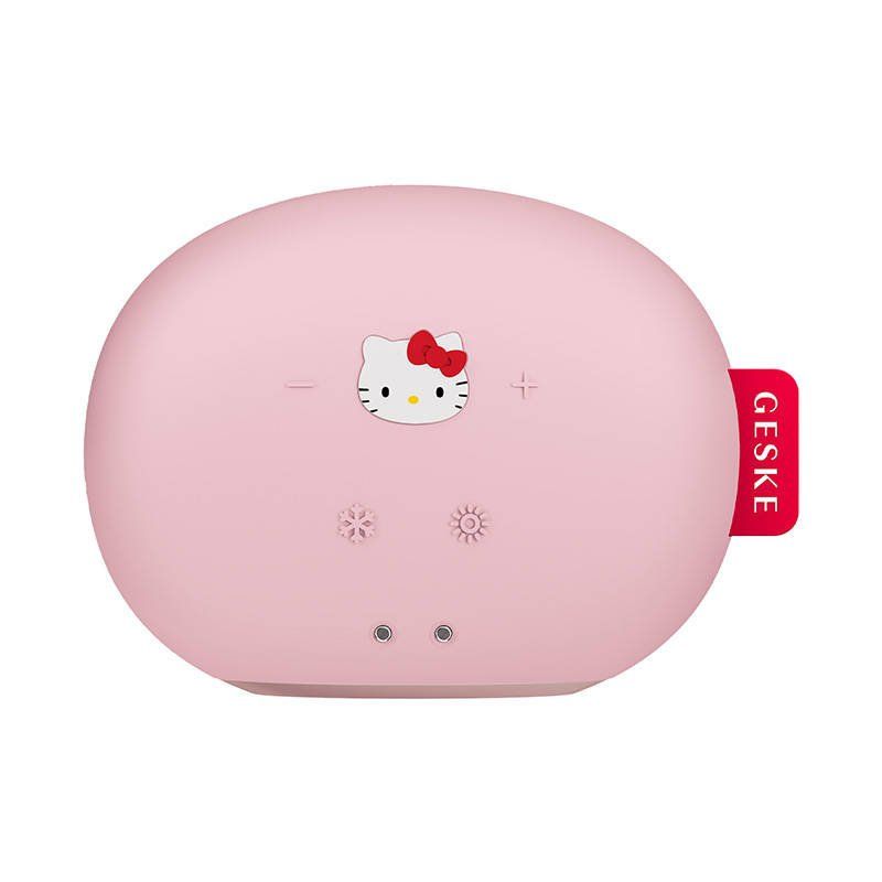 STOCKICX3 - Sonic Facial Massager Warm & Cool 8in1 Geske with APP (Hello Kitty pink)