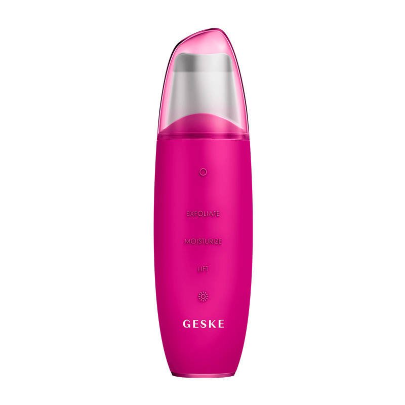 Skin Scrubber & Blackhead Remover 9in1 Geske with APP (magenta)