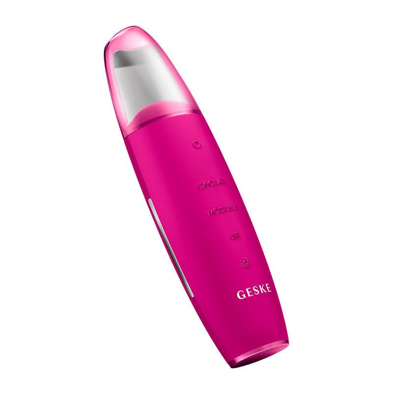 Skin Scrubber & Blackhead Remover 9in1 Geske with APP (magenta)