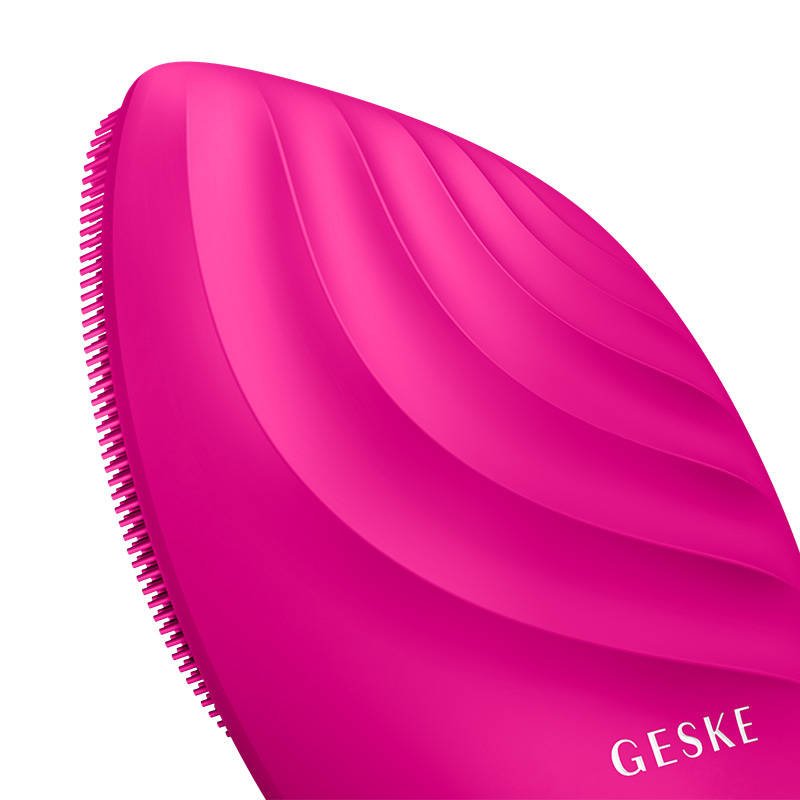Facial Cleaning Sonic Brush 4in1 Geske With APP (magenta)