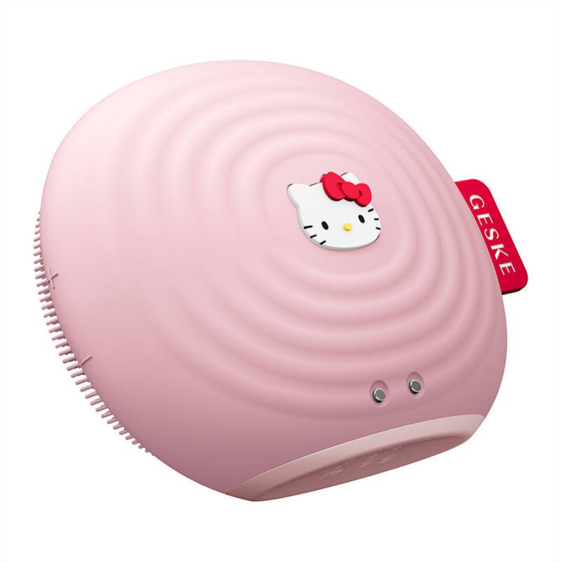 Facial Cleaning Sonic Brush 4in1 Geske with APP (Hello Kitty pink)