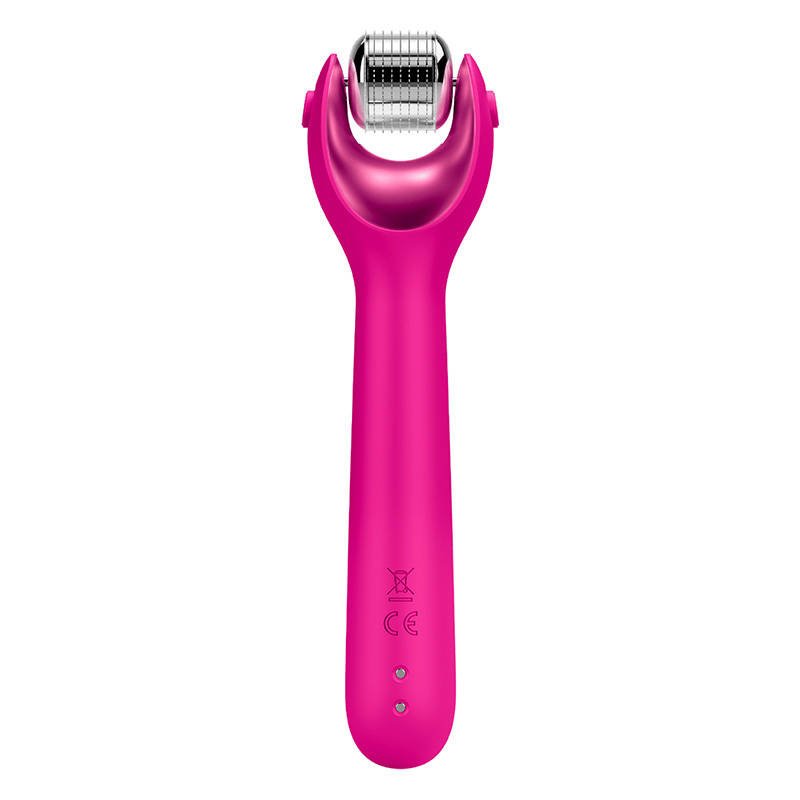 Micro Needle Face Roller 9in1 Geske with APP (magenta)