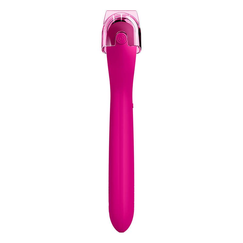 Micro Needle Face Roller 9in1 Geske with APP (magenta)