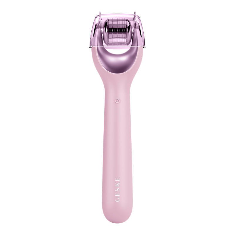Micro Needle Face Roller 9in1 Geske with APP (pink)