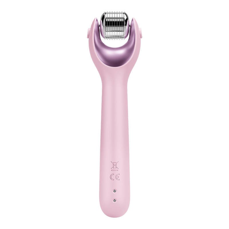 Micro Needle Face Roller 9in1 Geske with APP (pink)