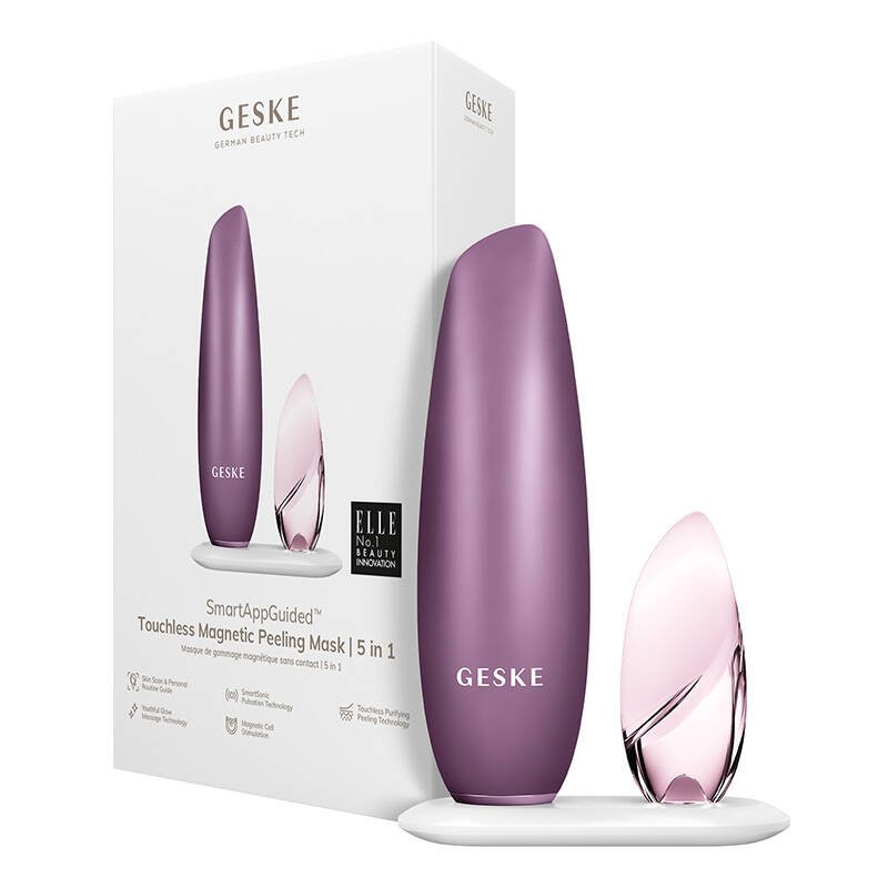 Geske Magnetic Touchless 5-in-1 Facial Mask Scrub (pink).
