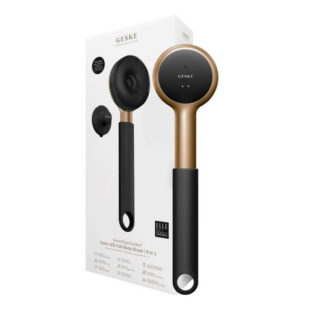 Geske exfoliating sonic LED body brush